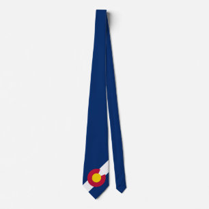 Corbata Bandera Estatal de Colorado