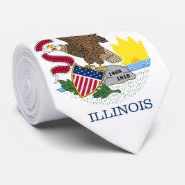 Corbata Bandera Estatal de Illinois