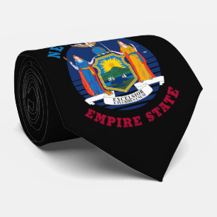 CORBATA BANDERA ESTATAL DE NUEVA YORK