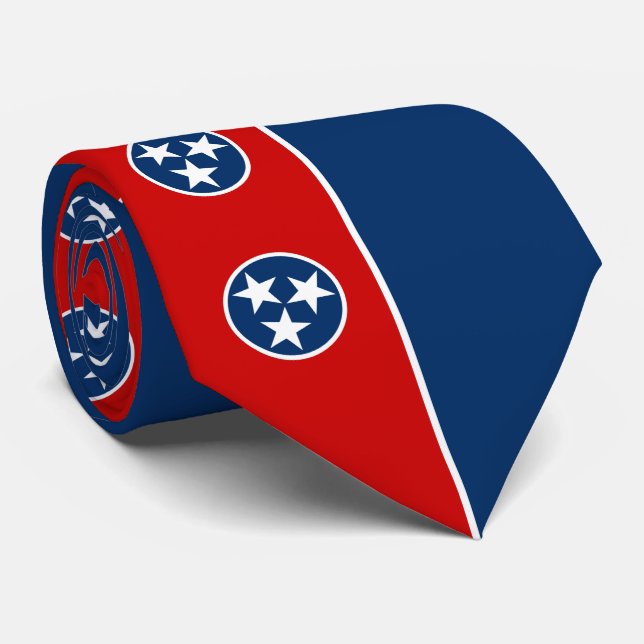 Corbata Bandera Estatal Tennessee (Enrollado)