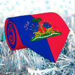 Corbata Bandera haitiana y negocios de Haití, patriota/mod<br><div class="desc">Corbatas de cuello (negocios): Patrón de moda de bandera haitiana y haitiana - amo a mi país,  viajes,  vacaciones,  patriotas / hinchas deportivos</div>