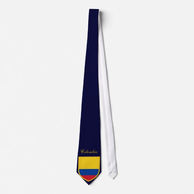 Corbata Bandera hermosa de Colombia (Anverso)