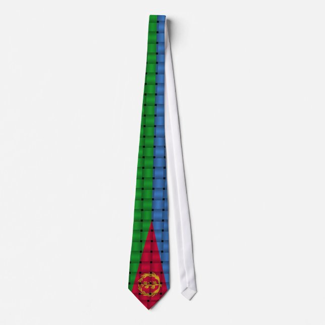 Corbata Bandera hermosa de Eritrea (Anverso)