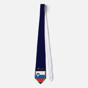 Corbata Bandera hermosa de Eslovenia