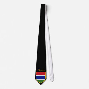 Corbata Bandera hermosa de Gambia