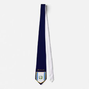 Corbata Bandera hermosa de Guatemala