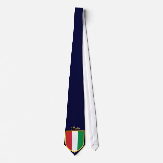 Corbata Bandera hermosa de Italia (Anverso)