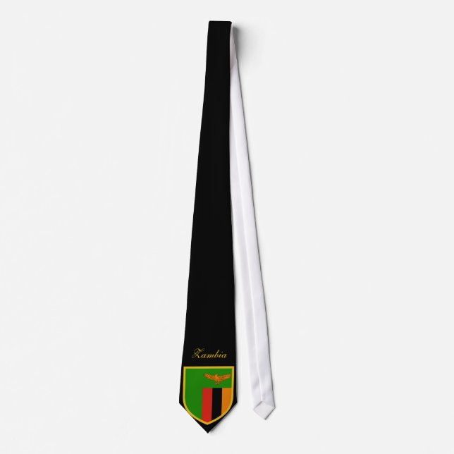 Corbata Bandera hermosa de Zambia (Anverso)