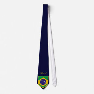 Corbata Bandera hermosa del Brasil