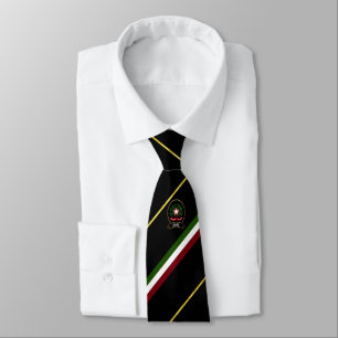 Corbata Bandera italiana de las rayas
