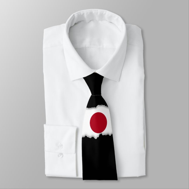 Corbata Bandera japonesa (Atado)