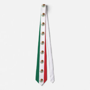 Corbata Bandera llana de México