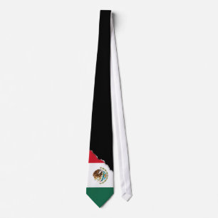 Corbata Bandera mexicana clásica
