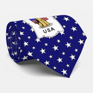 Corbata Bandera norteamericana de Estados Unidos Airedale 