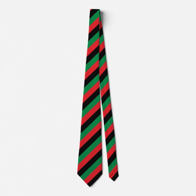 Corbata bandera panafricana (Anverso)