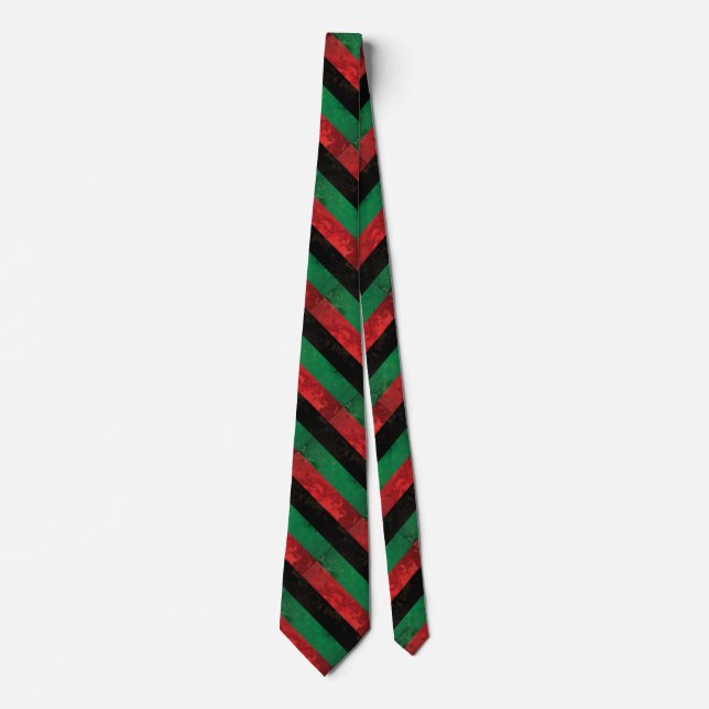 Corbata Bandera panafricana (Anverso)
