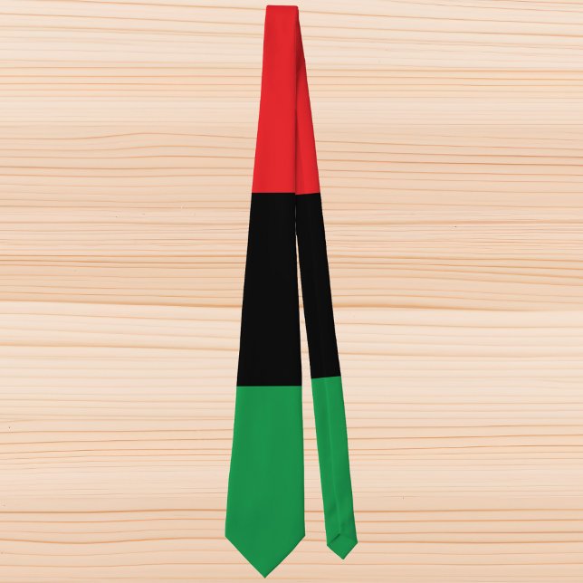 Corbata Bandera panafricana Kwanzaa (Subido por el creador)