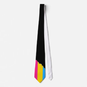 Corbata Bandera Pansexual del orgullo