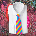 Corbata Bandera Pansexual, Stripes y Prisión<br><div class="desc">Neck Tie (negocio): Pansexual Flag & Pride símbolo comunitario para la comunidad pansexual para aumentar su visibilidad y reconocimiento,  y para distinguirse de la bisexualidad. Los colores cian,  magenta y amarillo representan a quienes se identifican como hombres,  mujeres y personas no binarias.</div>