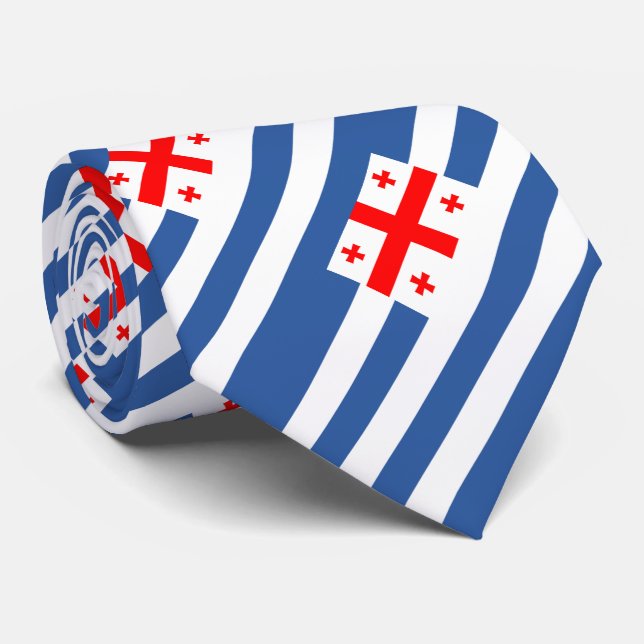 Corbata Bandera patriótica de Adjara (Enrollado)