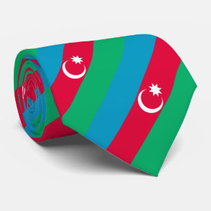 Corbata Bandera patriótica de Azerbaiyán