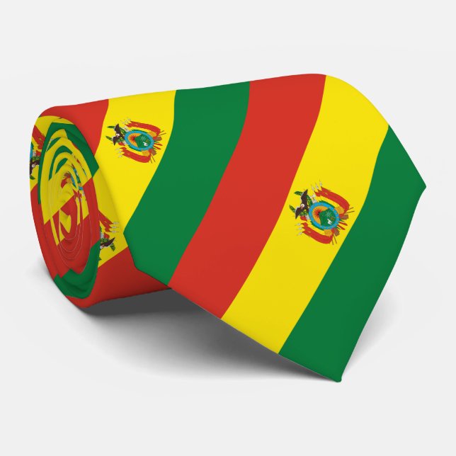 Corbata Bandera Patriótica de Bolivia (Enrollado)