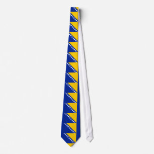Corbata Bandera patriótica de Bosnia Herzegovina