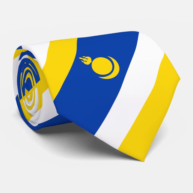 Corbata Bandera Patriótica de Buryatia (Enrollado)