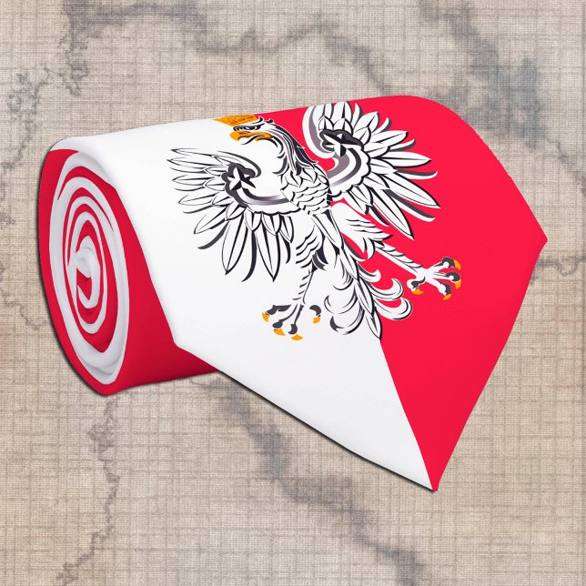 Corbata Bandera polaca patriótica, Eagle, Polonia (Subido por el creador)