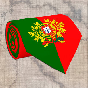 Corbata Bandera portuguesa y negocios / moda en Portugal