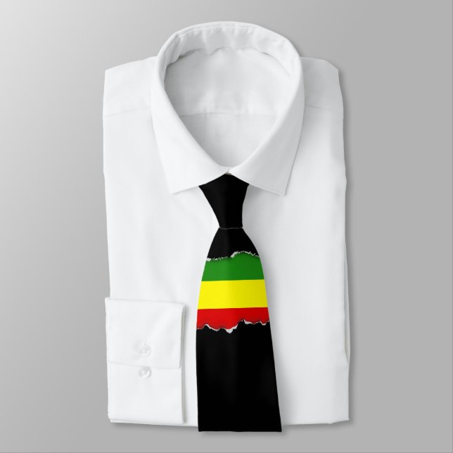 Corbata Bandera rastafari (Atado)