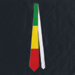 Corbata Bandera rastafari rasta etíope<br><div class="desc">Los colores rojo, verde y amarillo representan la bandera del rastafari, pero también es una bandera de Etiopía. Aquí hay un regalo de Rasta de alta calidad y un gran diseño para todos los rastafaris. Visite nuestra tienda para encontrar más regalos geniales de Rasta y otras ideas de regalo de...</div>
