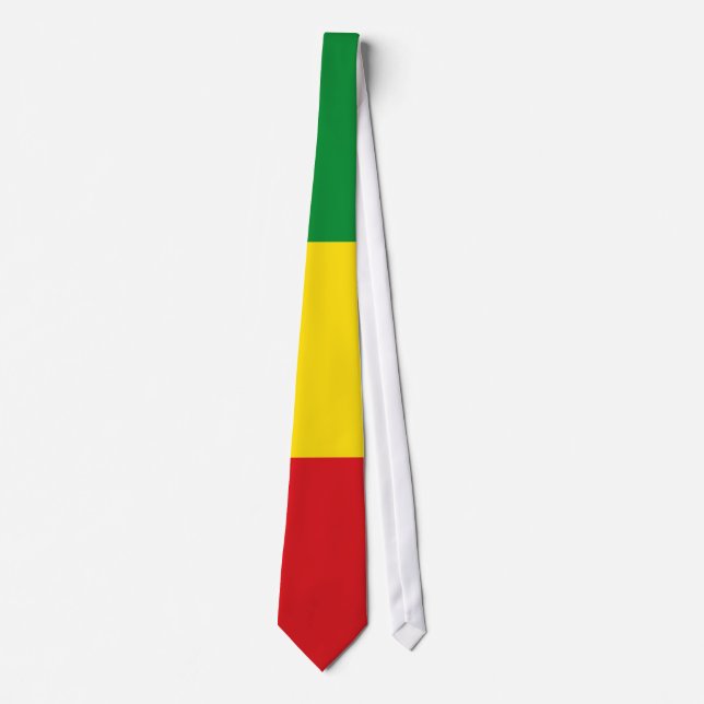 Corbata Bandera rastafari rasta etíope (Anverso)