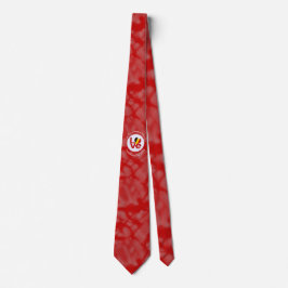 Corbata Bandera Roja de AMOR personalizada de Bélgica