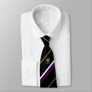 Corbata Bandera rusa de las rayas