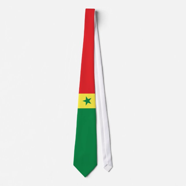 Corbata Bandera Senegal (Anverso)