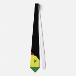 Corbata Bandera senegalesa