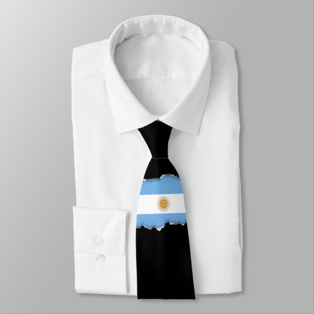 Corbata Bandera tradicional de la Argentina (Atado)