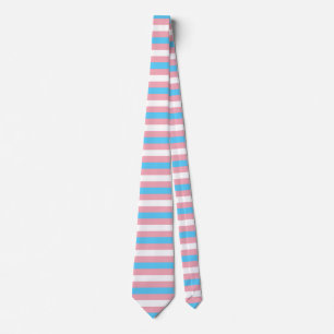 Corbata Bandera transgénero con orgullo destripado