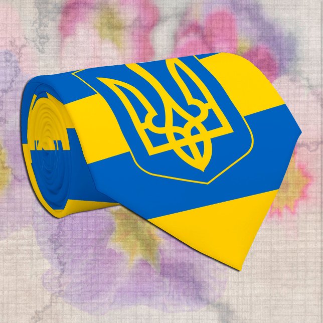 Corbata Bandera ucraniana y bandas de negocios de Ucrania (Subido por el creador)