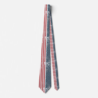 Corbata bandera vertical americana