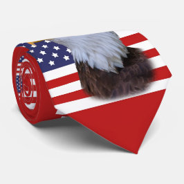 Corbata Bandera y American Eagle de los E.E.U.U.