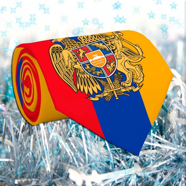 Corbata Bandera y negocios armenios en Armenia, viajes y d (Subido por el creador)