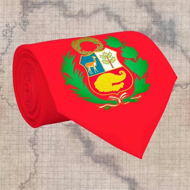 Corbata Bandera y Perú, moda de negocios de emblemas (Subido por el creador)