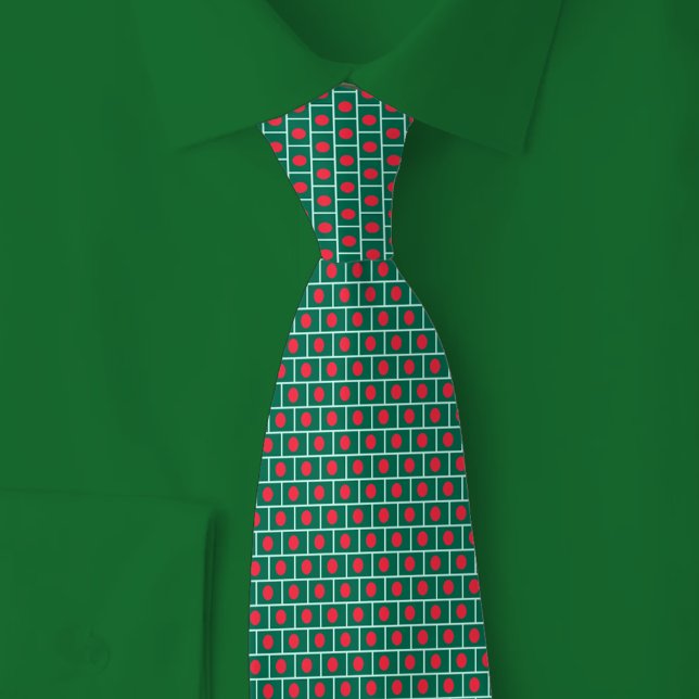 Corbata Bangladesh Flag Brick Pattern (Subido por el creador)
