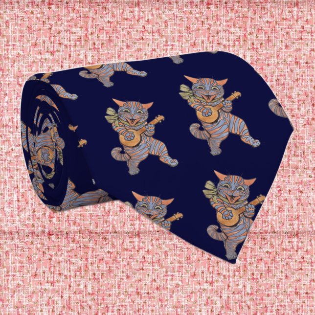 Corbata Banjo jugando al gato (Subido por el creador)