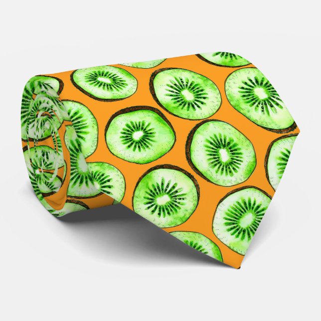 Corbata Barajas de Kiwi (Enrollado)