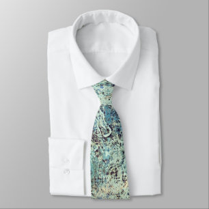 Corbata barca azul vieja