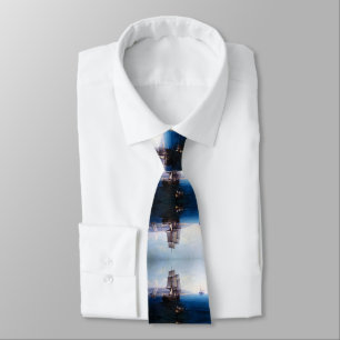 Corbata Barco a vela y vapor Clipper 1900