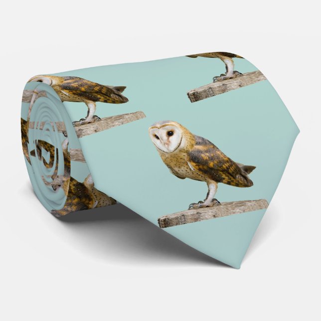 Corbata Barn Owl Neck Tie (Enrollado)